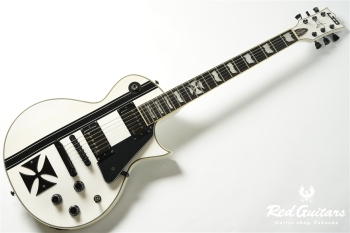 IRON CROSS -James Hetfield Signature Model- Snow White w/Black Stripe